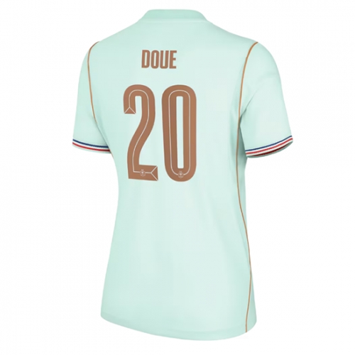 Billige Fotballdrakt Frankrike Desire Doue #20 Replika Bortedrakt Dame VM 2026 Kortermet Billige Fotballdrakt Frankrike Desire Doue #20 Replika Bortedrakt Dame VM 2026 Kortermet